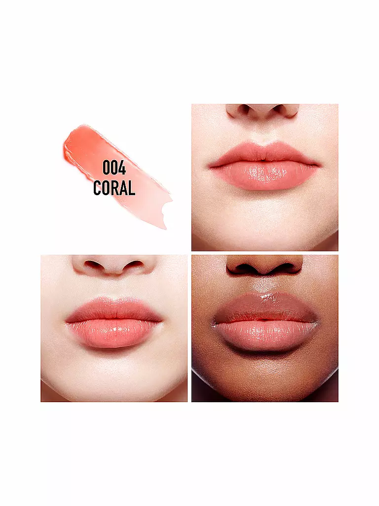 DIOR | Lip Glow Farbintensivierender Lippenbalsam ( 004 Coral ) | koralle
