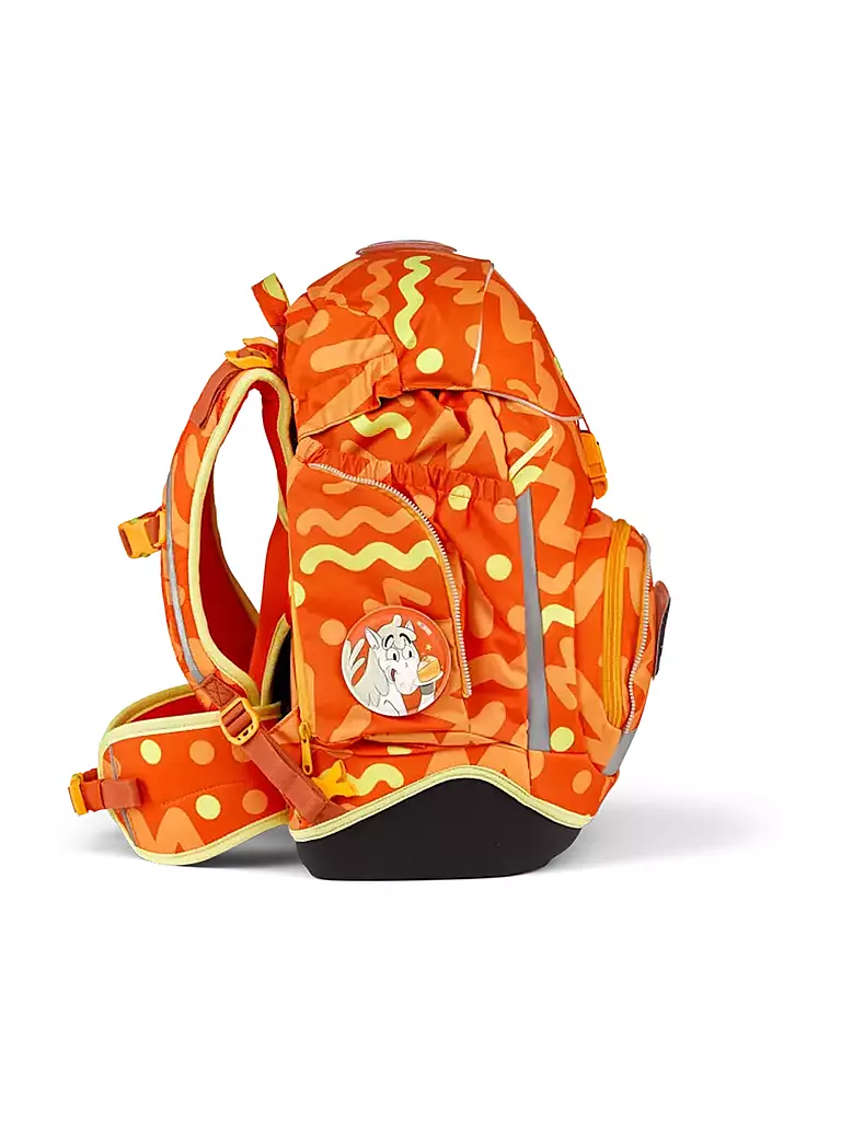 ERGOBAG | Schultaschen Set 5tlg Pack Blaulicht Bär | orange