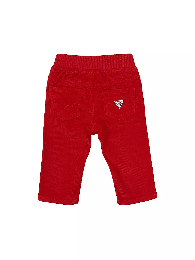 GUESS | Baby Cordhose Mid rise straight | rot
