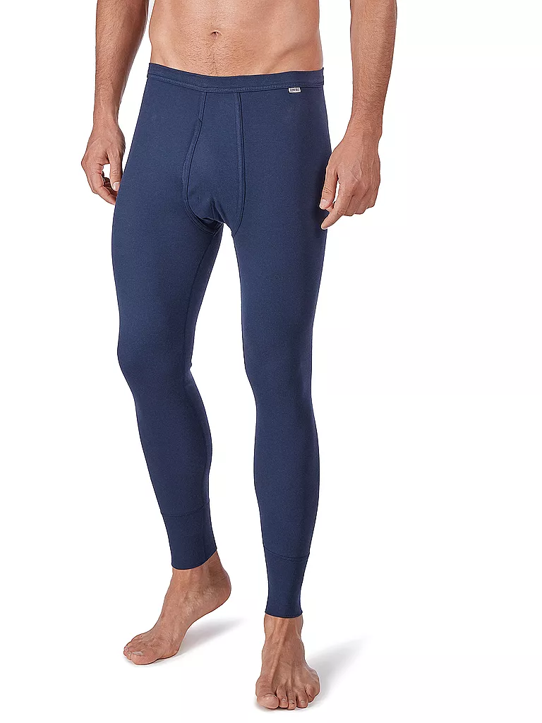 HUBER | Lange Unterhose mit Eingriff "Comfort" (Marine) | blau