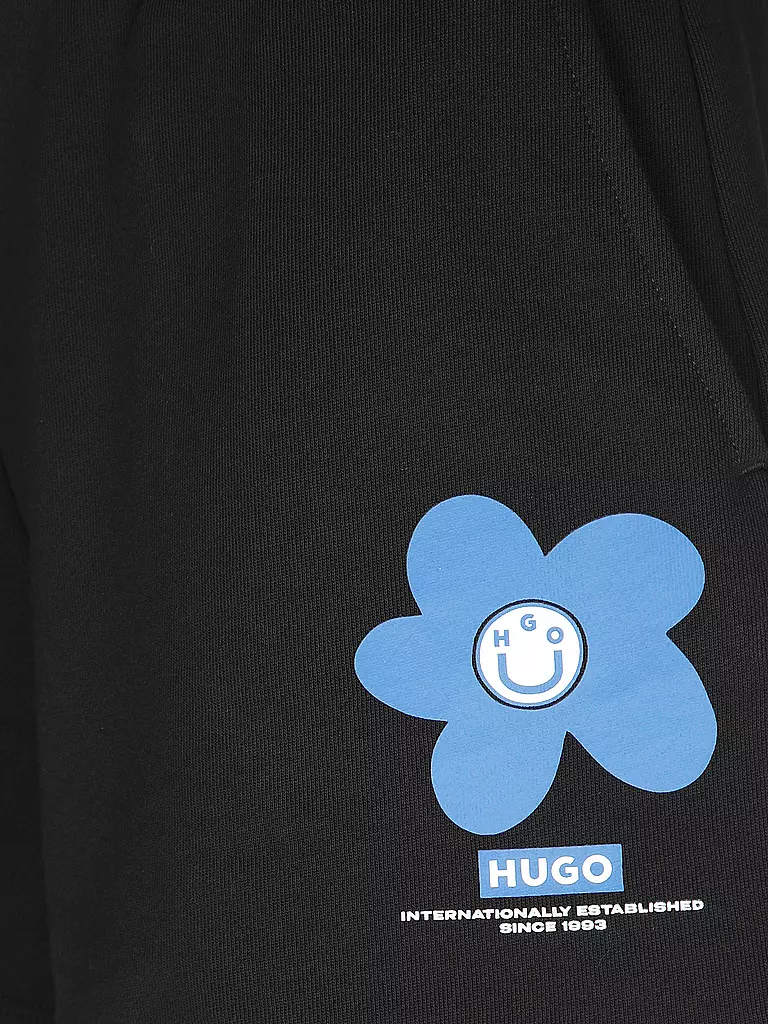 HUGO | Sweatshorts  | schwarz
