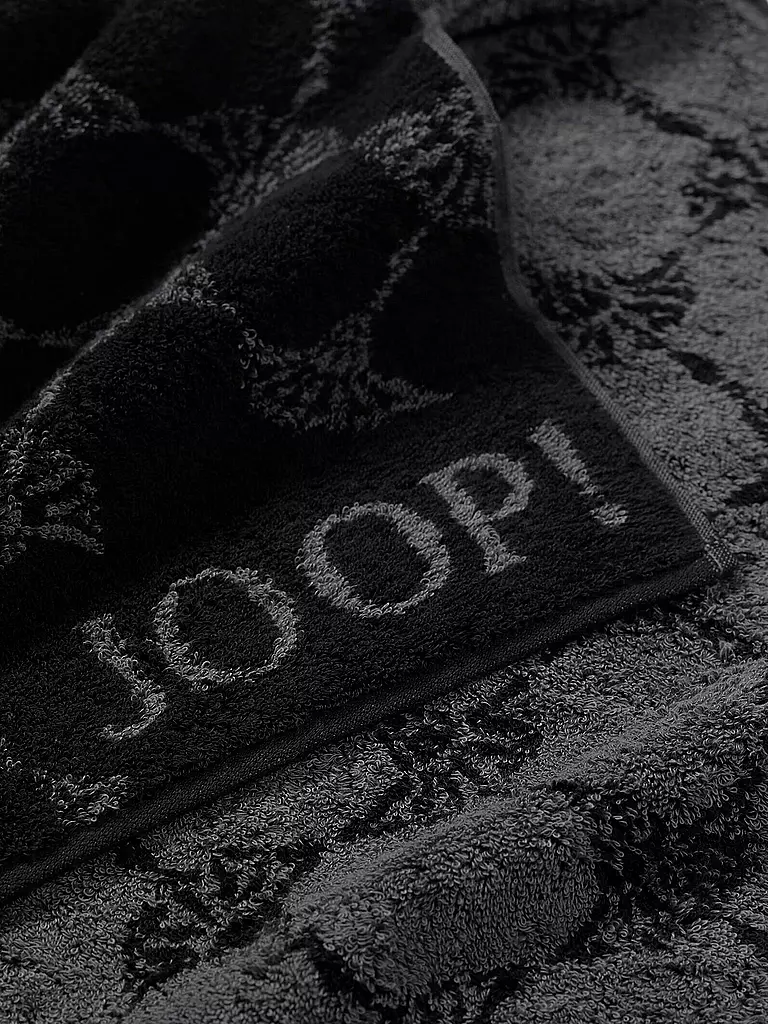 JOOP | Handtuch "Cornflower" 80x150cm (schwarz) | schwarz