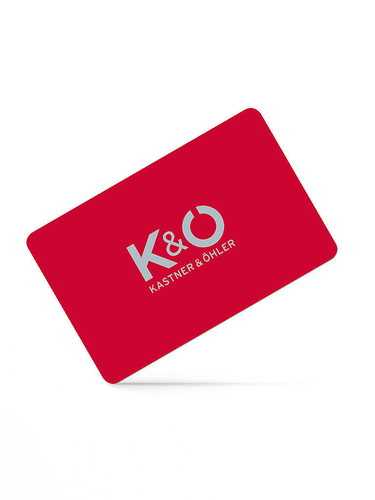K&Ö | Geschenkkarte Logo ROT | rot