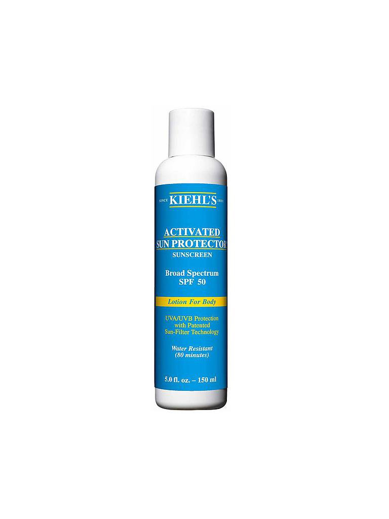 KIEHL'S | Activated Sun Protector Sunscreen for Body SPF50 150ml | transparent
