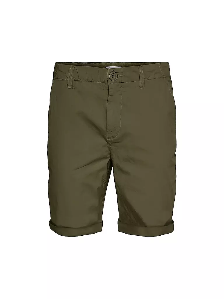 KNOWLEDGE COTTON APPAREL | Shorts CHUCK | olive