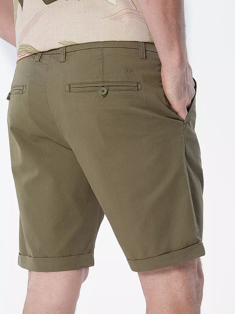 KNOWLEDGE COTTON APPAREL | Shorts CHUCK | olive