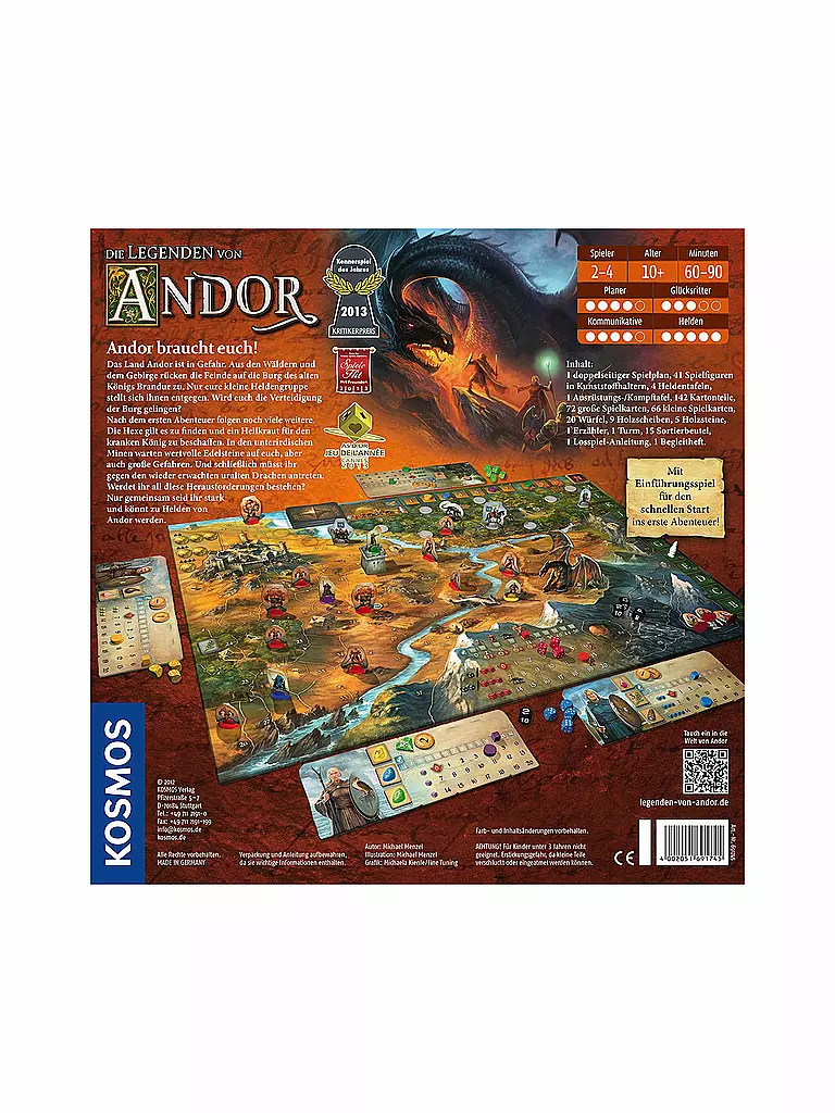 KOSMOS | Brettspiel - Die Legenden von Andor | keine Farbe