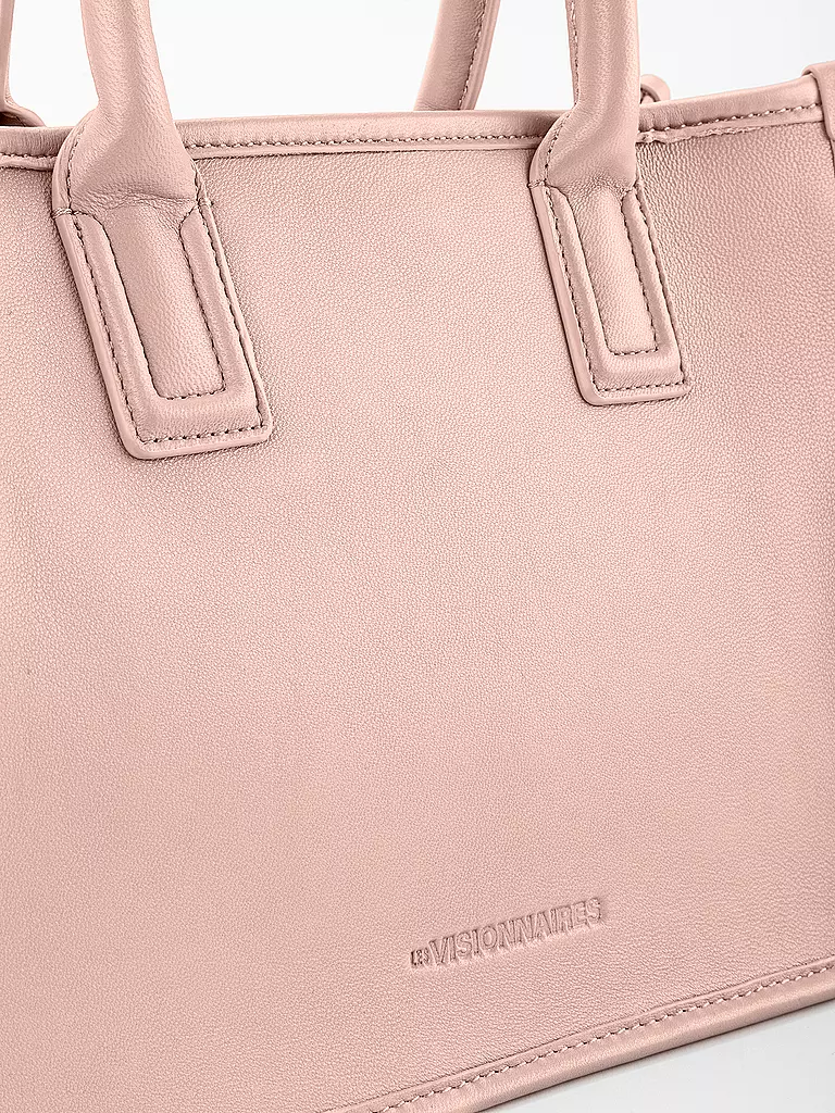 LES VISIONNAIRES | Ledertasche - Tote Bag LENA SILKY Medium | rosa