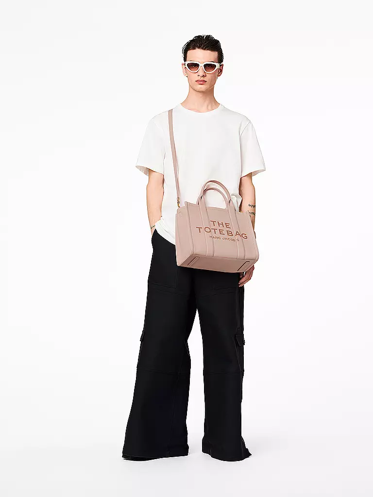 MARC JACOBS | Ledertasche - Tote Bag  THE MEDIUM TOTE LEATHER | rosa