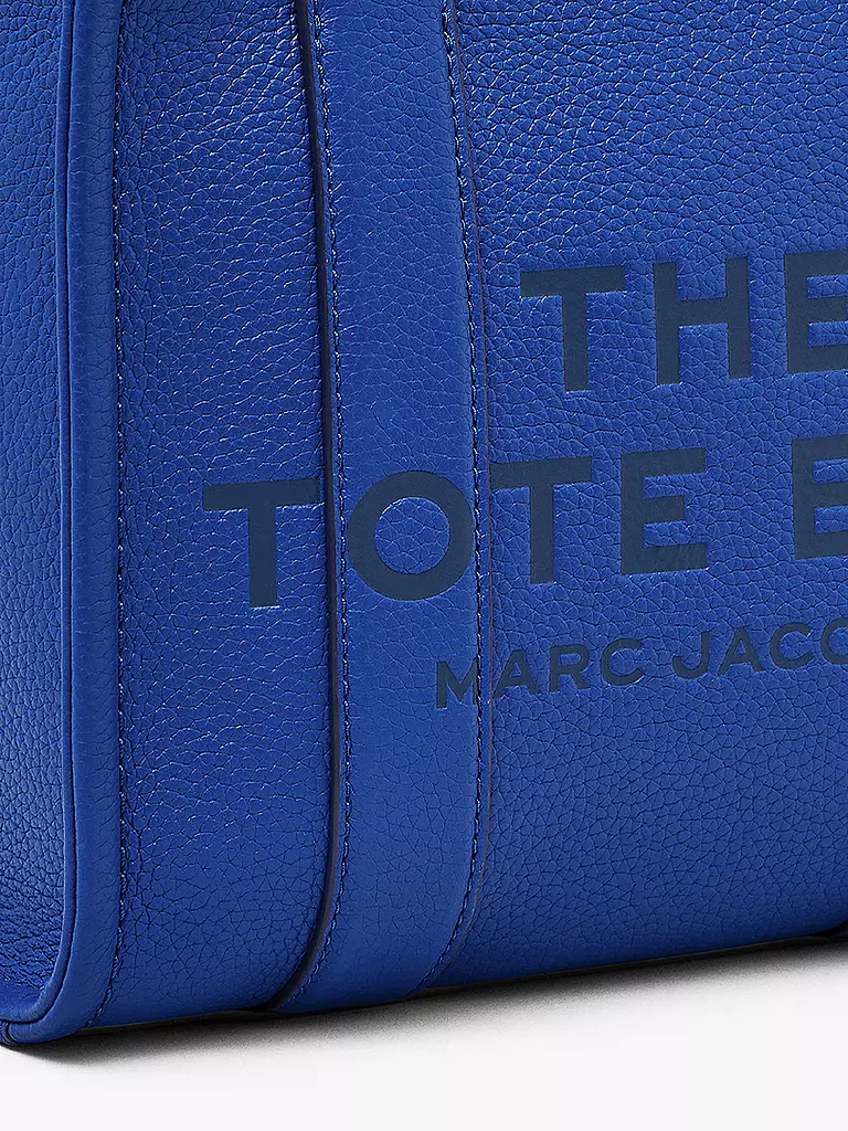 MARC JACOBS | Ledertasche - Tote Bag THE SMALL TOTE LEATHER | blau