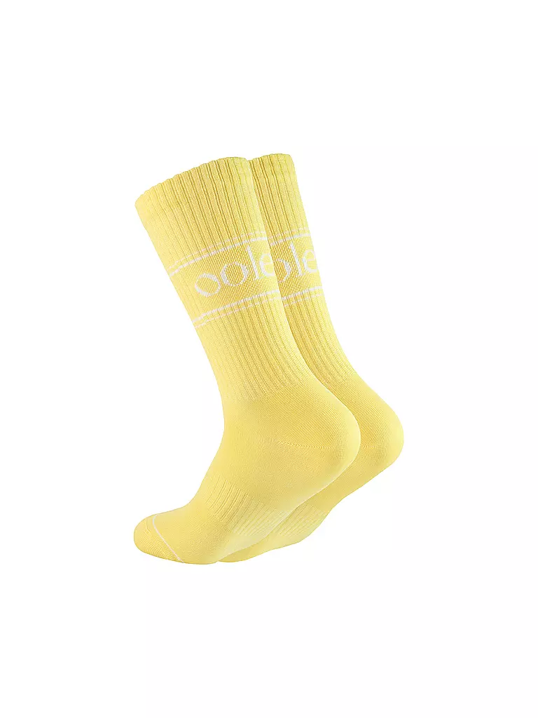 OOLEY | Socken NEON 1 PASTEL banana | gelb