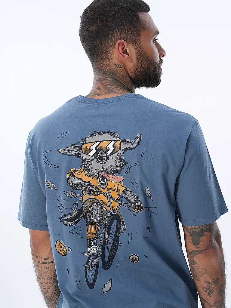 PATAGONIA | T-Shirt M'S TRAIL HOUND ORGANIC | blau