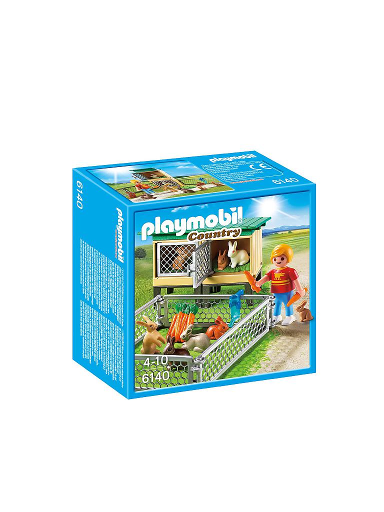 PLAYMOBIL | Country - Hasenstall mit Freigehege 6140 | transparent