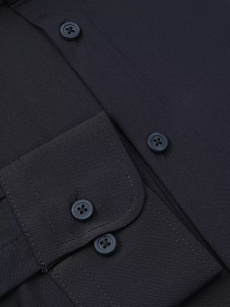 PURE | Jerseyhemd Slim Fit  | dunkelblau