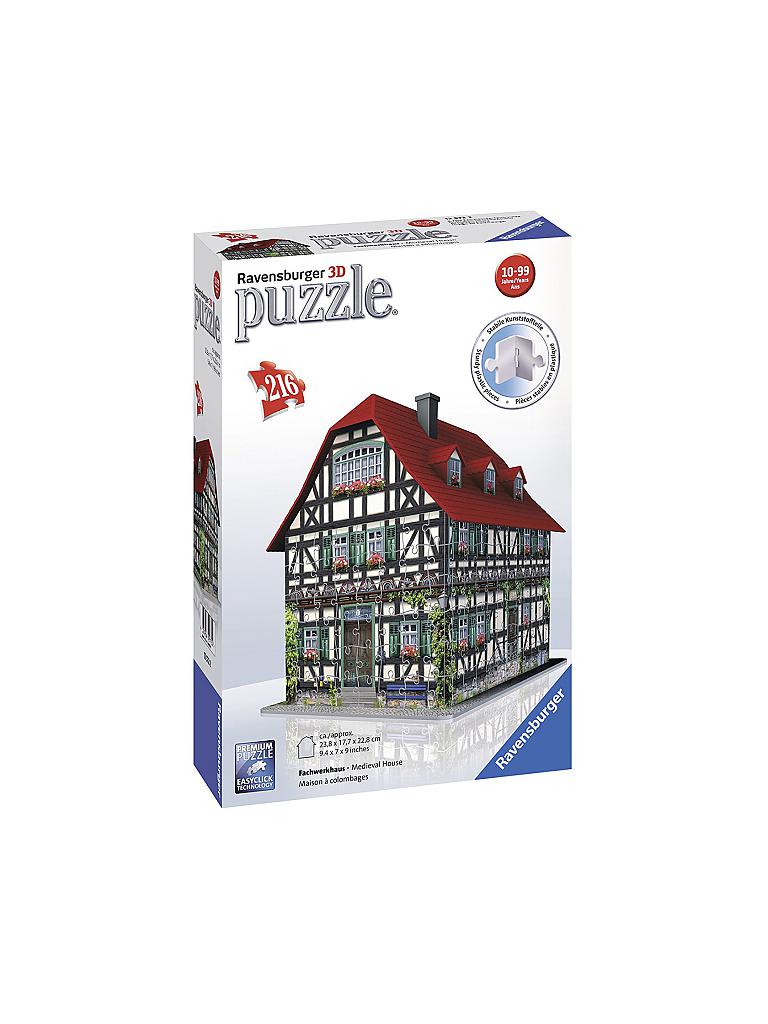 RAVENSBURGER | 3D Puzzle - Fachwerkhaus  216-teilig  | keine Farbe