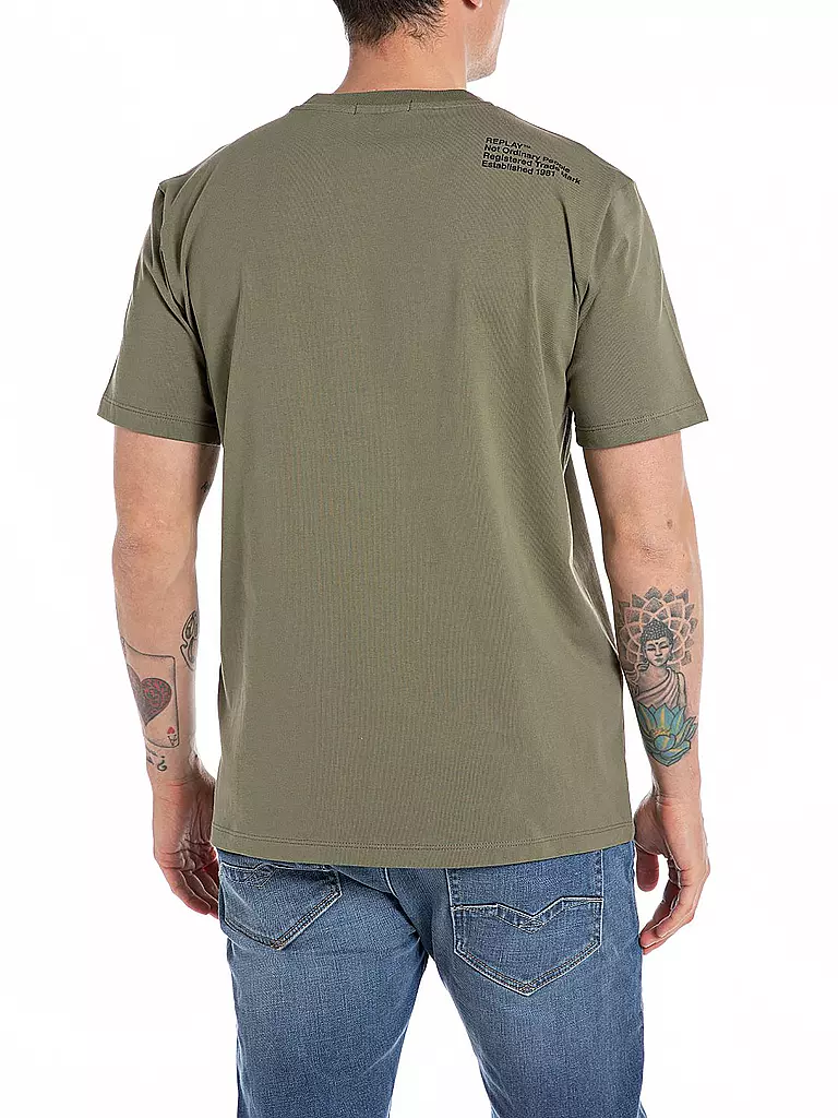 REPLAY | T-Shirt | olive