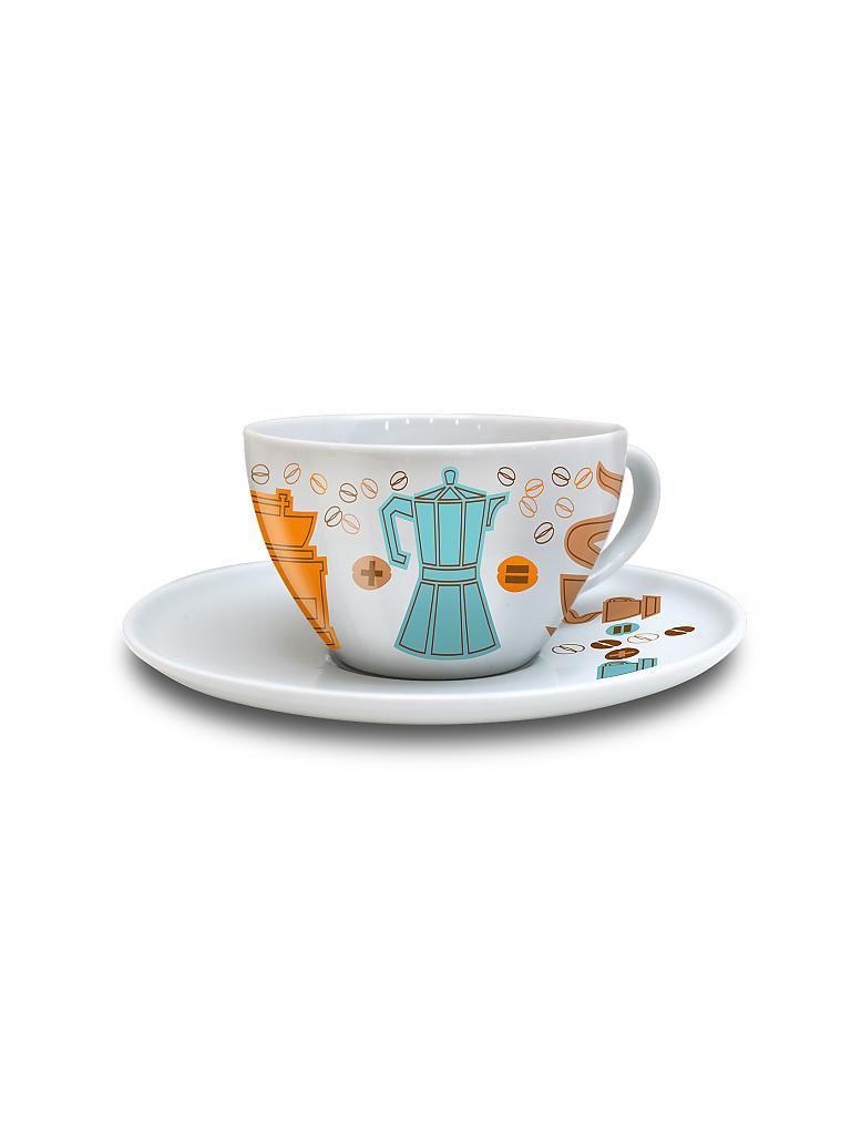 RITZENHOFF | Coffee Love Design Cappuccinotasse mit Untertasse - Thomas Marutschke | bunt