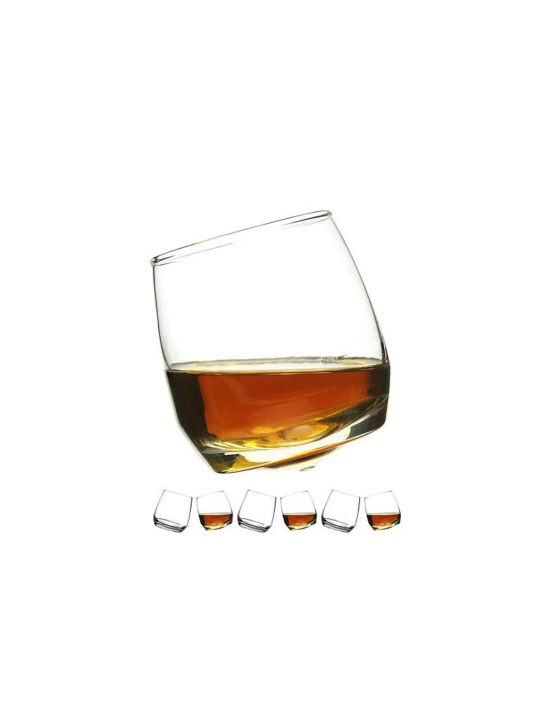 SAGAFORM | Rocking Whiskey-Glas Set 6-er | transparent
