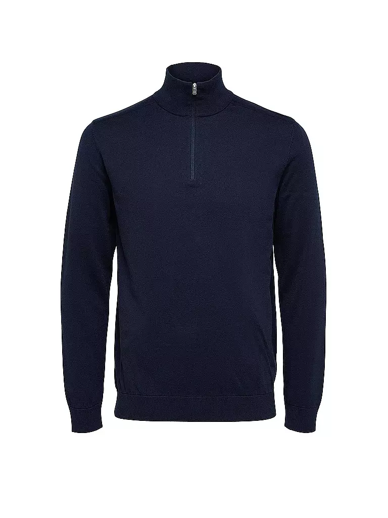 SELECTED | Troyer Pullover SLHBERG | blau