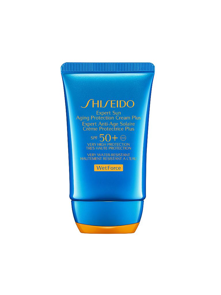 SHISEIDO | Sun Care Expert Sun Aging Protection Cream WetForce SPF50+ 50ml | transparent