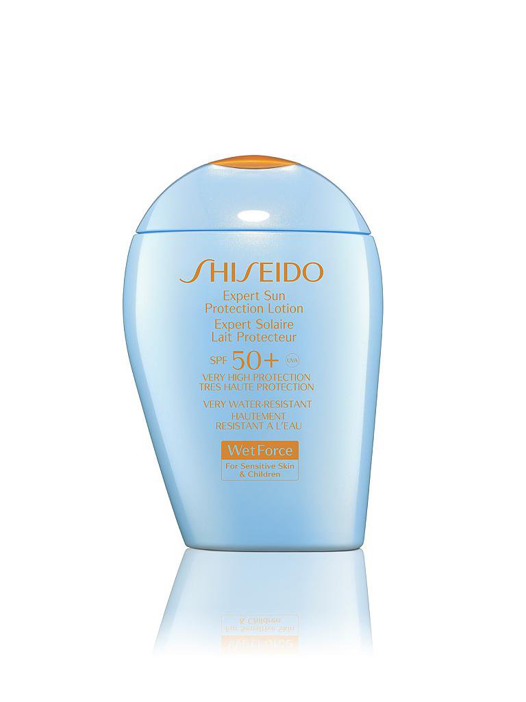 SHISEIDO | Sun Care Expert Sun Protection Lotion WetForce SPF50+ For Sensitive Skin and Children 100ml | keine Farbe
