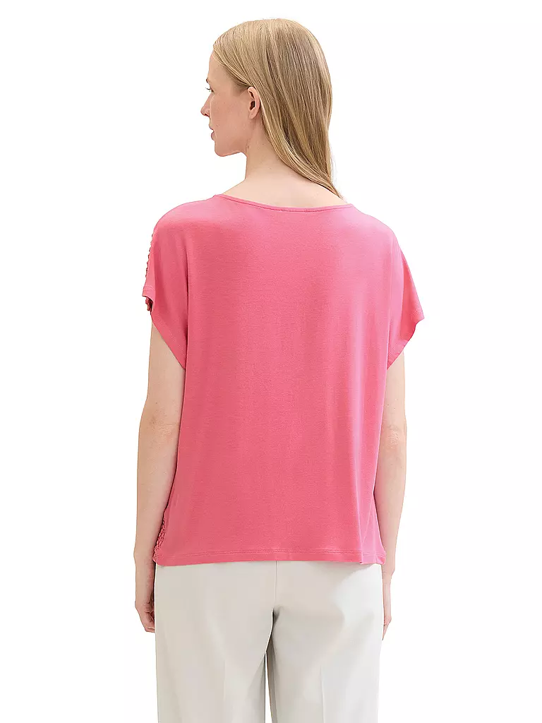 TOM TAILOR | T-Shirt  | pink