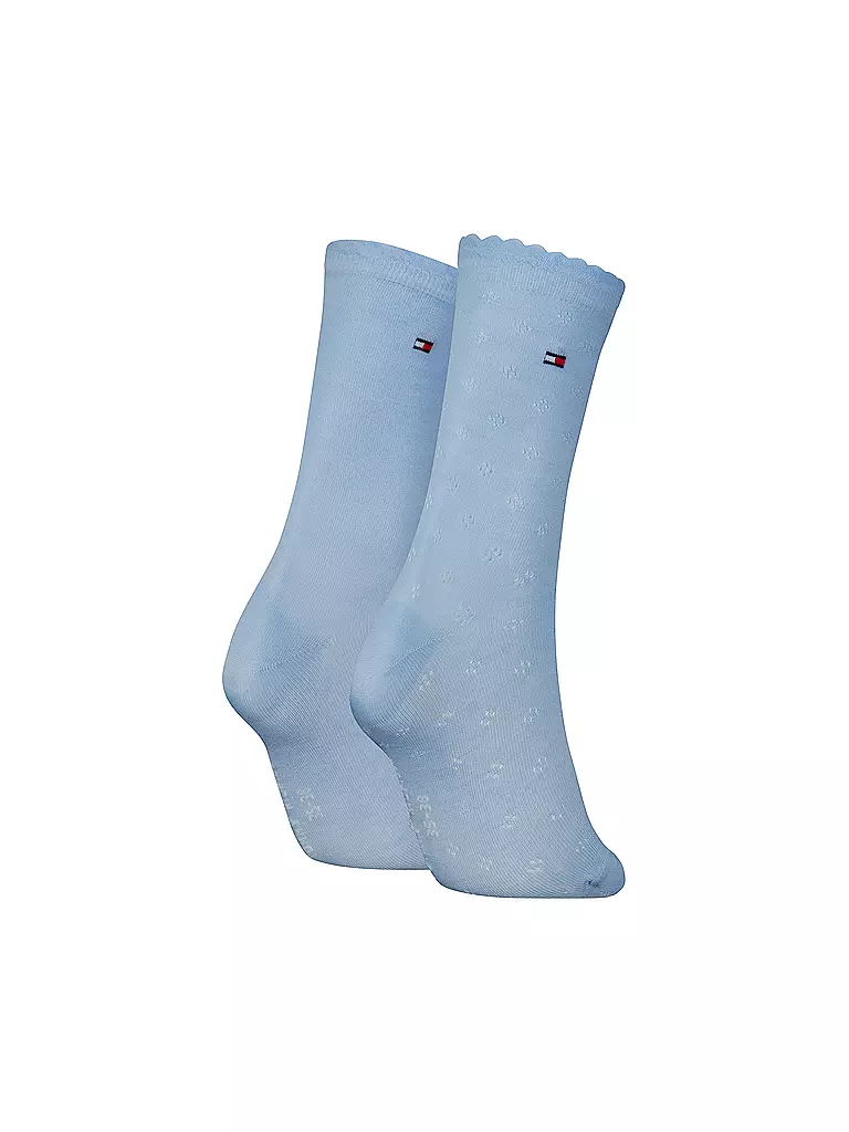TOMMY HILFIGER | Socken 2-er Pkg breezy blue | hellblau