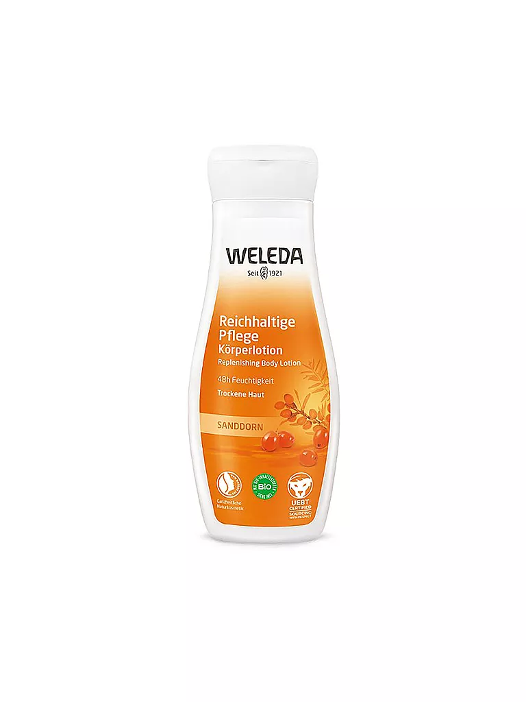 WELEDA | Reichhaltige Pflege Körperlotion Sanddorn 200ml | keine Farbe