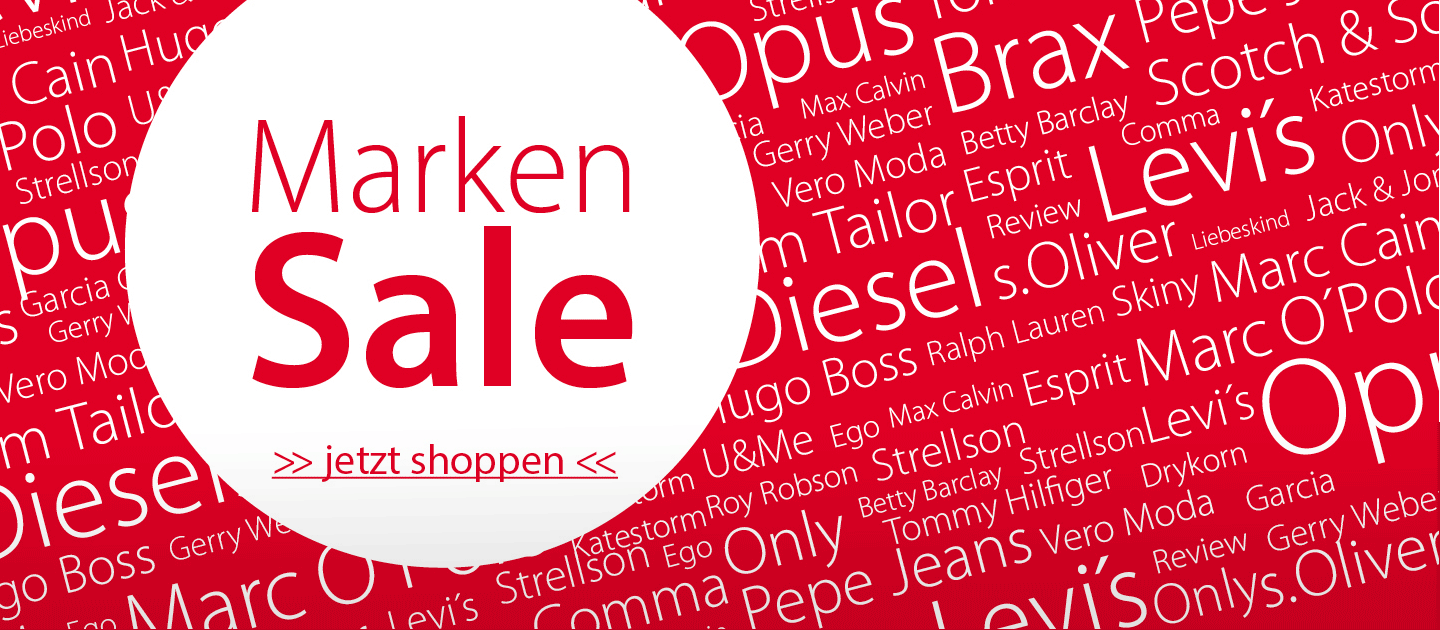 Der Marken Sale geht in die nächste Runde Zahlreiche Marken zu besonders günstigen Preisen