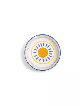 &K AMSTERDAM | Salatschüssel gross 30cm BOAVISTA Blau | rosa