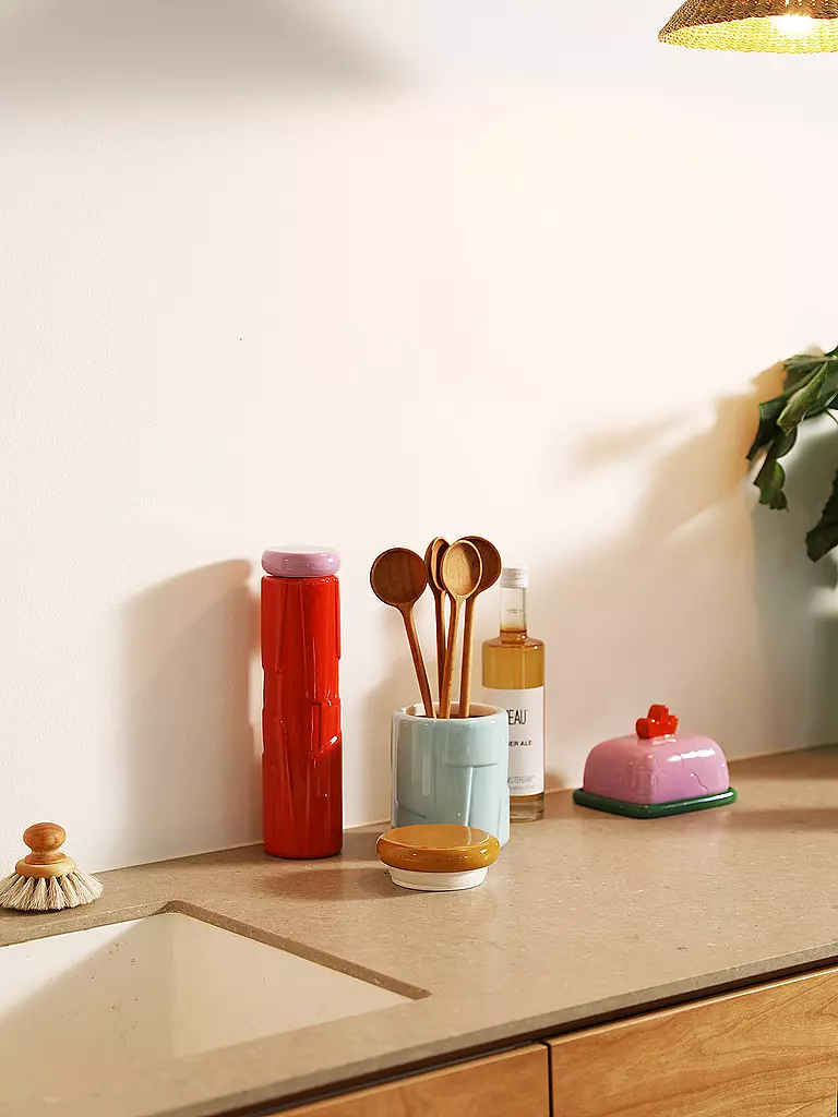 &K AMSTERDAM | Butterdose SKIZZE Lilac | blau