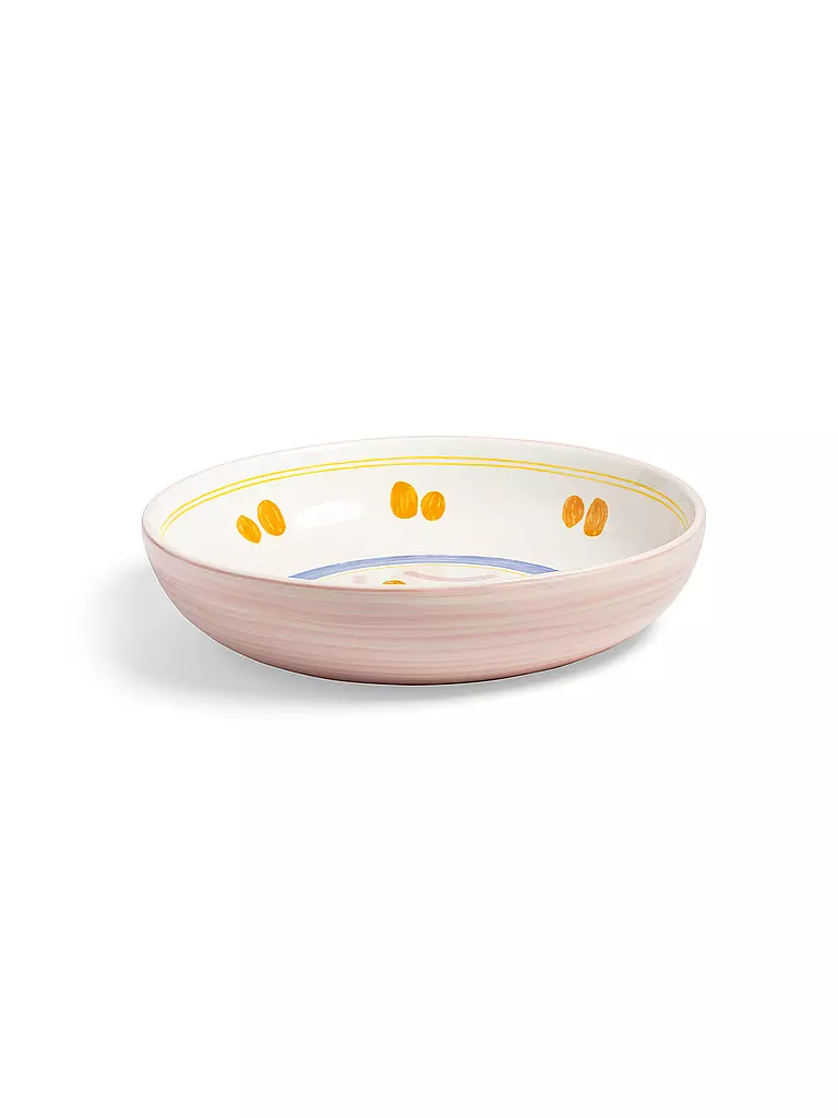 &K AMSTERDAM | Salatschüssel gross 30cm BOAVISTA Rosa | blau