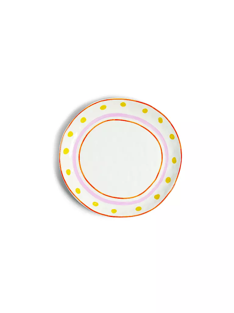 &K AMSTERDAM | Teller Set 4tlg. 21,5cm  BOAVISTA Bunt | bunt