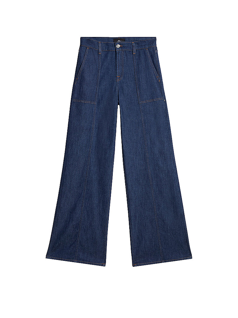 7 FOR ALL MANKIND Jeans Wide Leg UTILITY LOTTA dunkelblau | 25