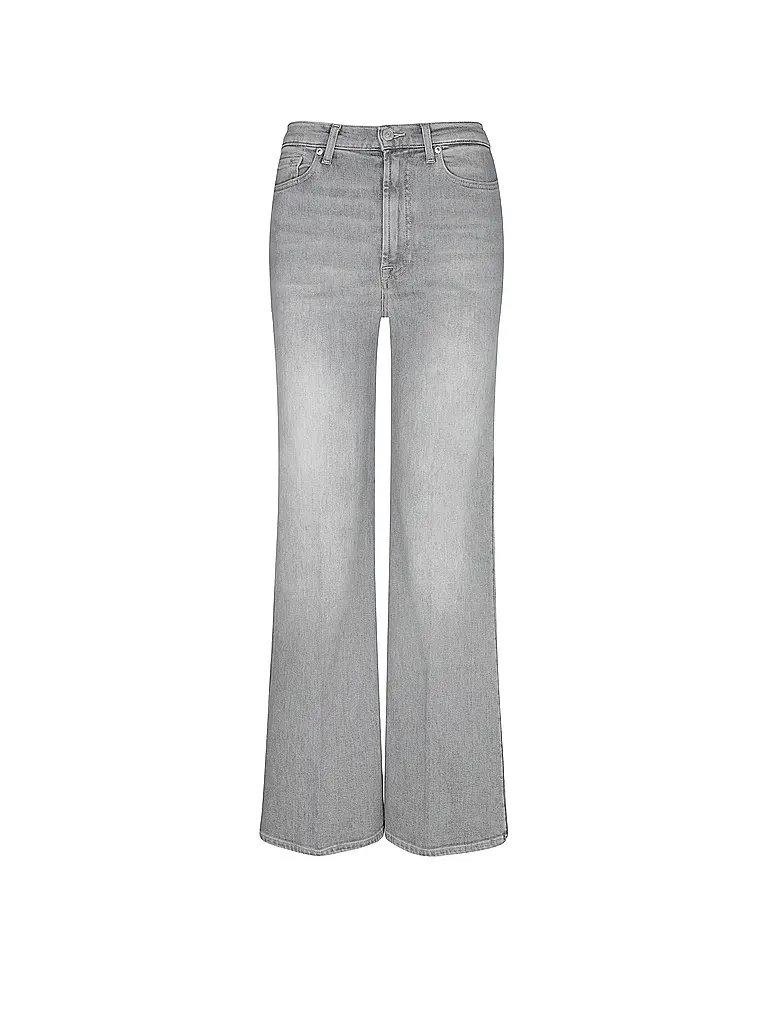 7 FOR ALL MANKIND | Highwaist Jeans Wide Leg  JO PANALU | hellgrau