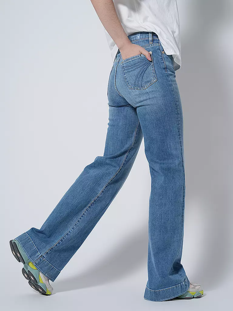 7 FOR ALL MANKIND | Jeans Flared Fit MODERN DOJO PROPHECY | blau