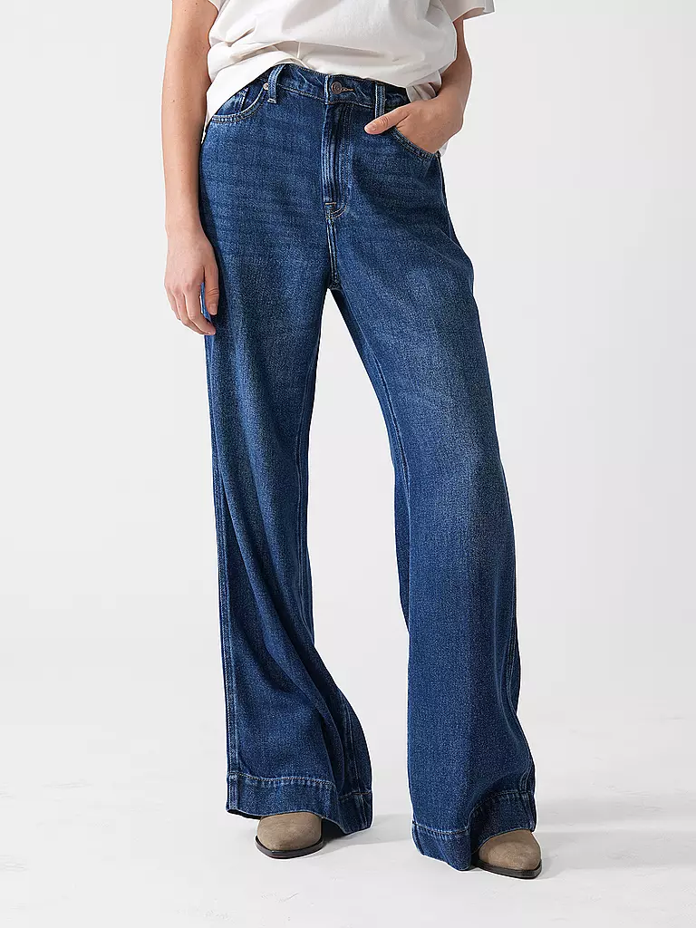 7 FOR ALL MANKIND | Jeans Wide Leg DOJO | blau