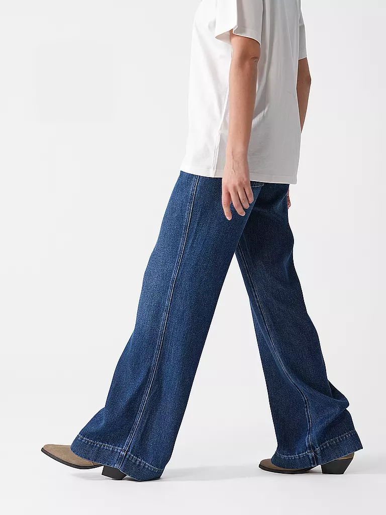 7 FOR ALL MANKIND | Jeans Wide Leg DOJO | blau