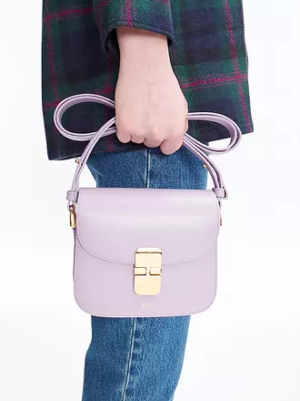 A.P.C. | Ledertasche - Mini Bag GRACE XSmall | lila