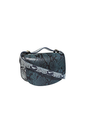 A.P.C. | Ledertasche - Mini Bag Geneve | blau