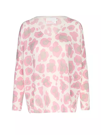 ABSOLUT | Kaschmirpullover CAMILLE PRINT | rosa