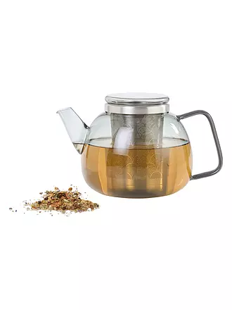 AD HOC | Teekanne 1,2 l YUNA Glas / Grau | grau