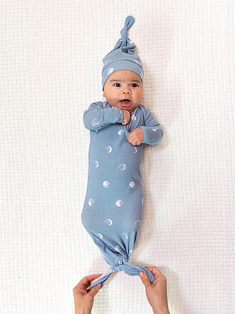 ADEN + ANAIS | Baby Set Schlafoverall mit Mütze SNUGGLE KNIT™ | hellgrau