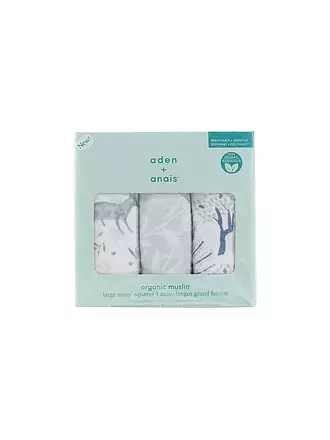ADEN + ANAIS | Mulltuch 3er Pkg EARTHLY | weiss