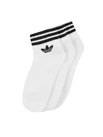 ADIDAS | Herren Sneakersocken 3er Pkg black white | weiss