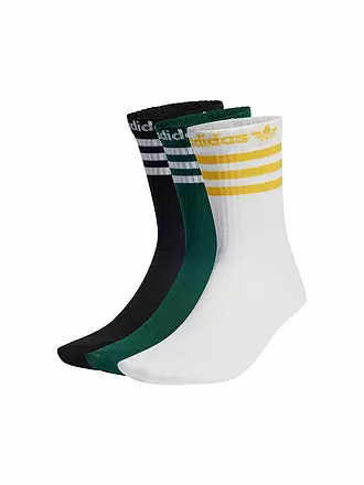 ADIDAS | Socken 3-er Pack black/white/cgreen | bunt