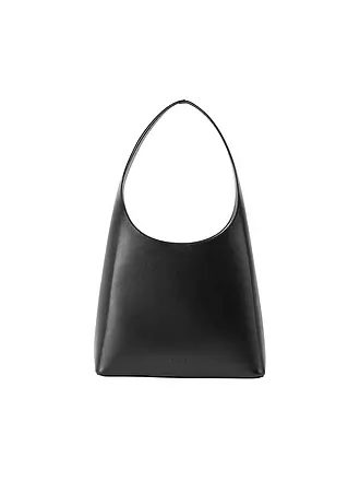AESTHER EKME | Ledertasche - Hobo Bag SAC MIDI | schwarz