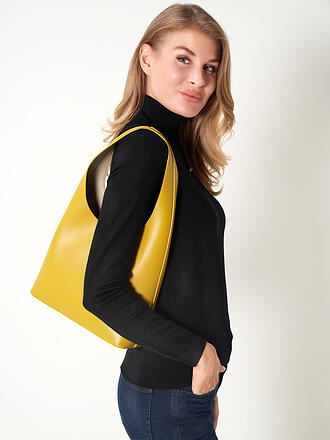 AESTHER EKME | Ledertasche - Hobo Bag SAC MIDI | schwarz