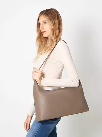AESTHER EKME | Ledertasche - Hobo DUFFLE | schwarz