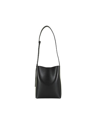 AESTHER EKME | Ledertasche - Umhängetasche SAC BUCKET | dunkelrot